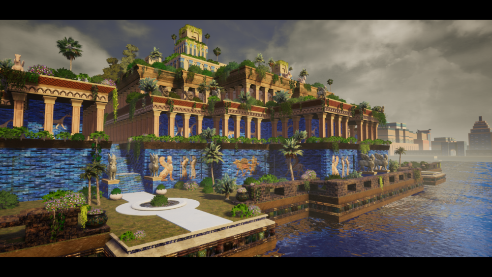 7 Чудес света висячие сады Семирамиды