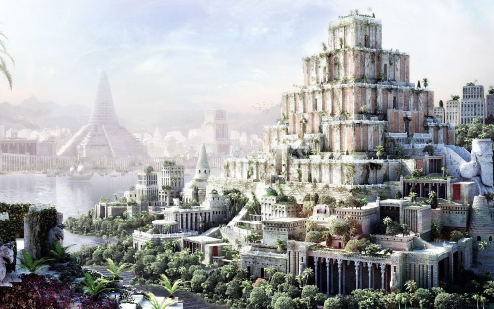 Руины города Вавилон сады Семирамиды