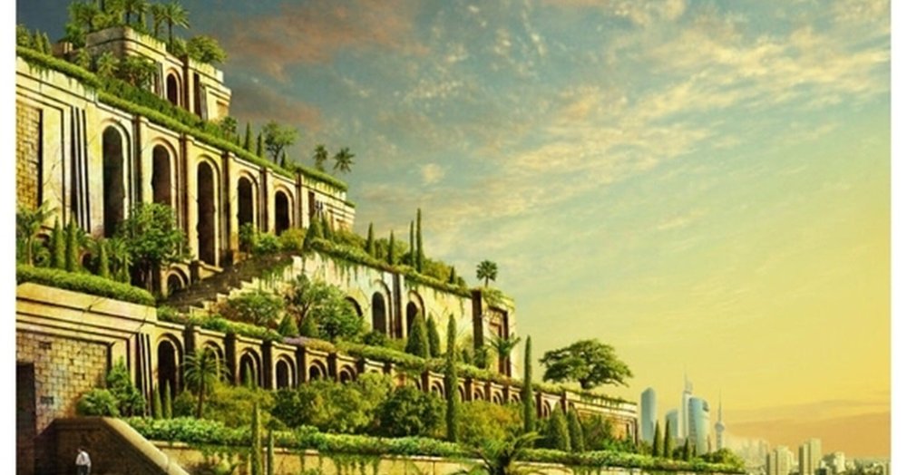 Висячие сады Семирамиды в Вавилоне