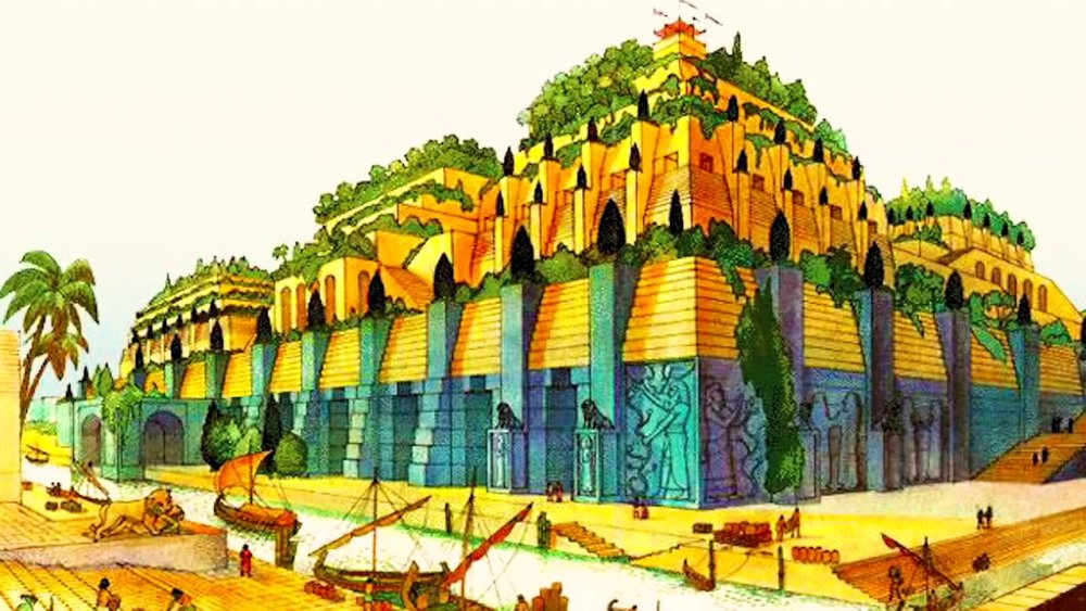 7 Чудес света висячие сады Семирамиды