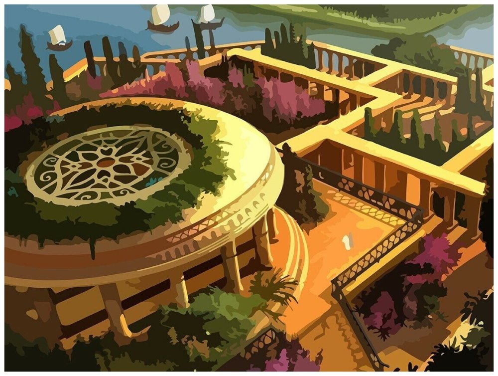 Висячие сады Семирамиды семь чудес света