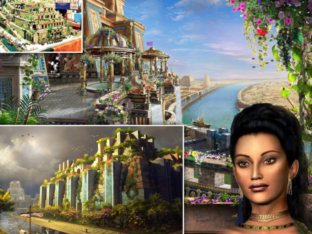 7 Чудес света висячие сады Семирамиды