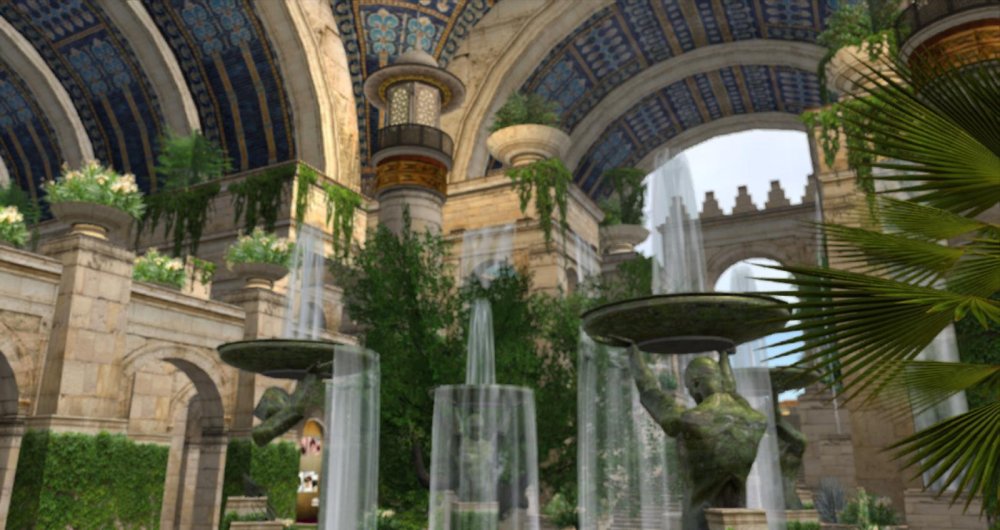 Висячие сады Семирамиды изнутри