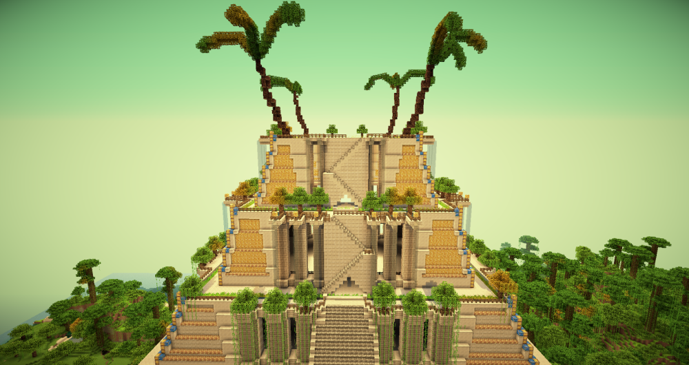 Сады Семирамиды майнкрафт