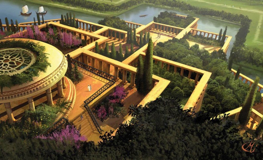 Семь чудес света сады Семирамиды