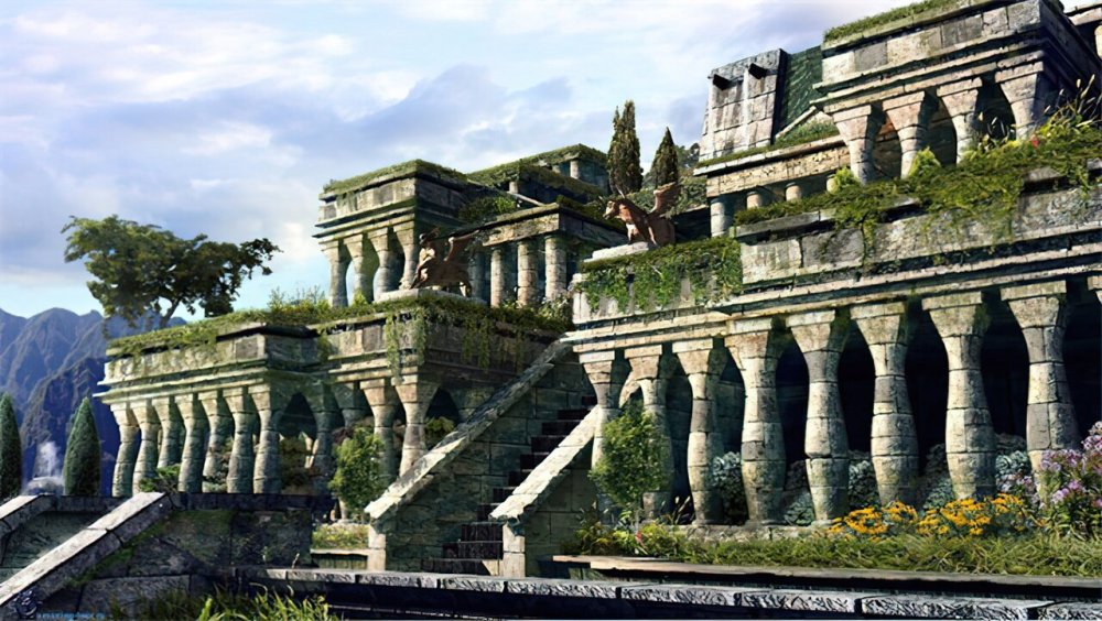 Висячие сады Семирамиды в Вавилоне