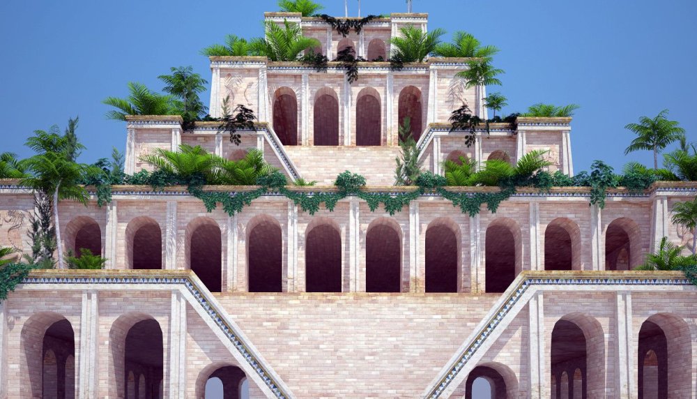 Семь чудес света висячие сады