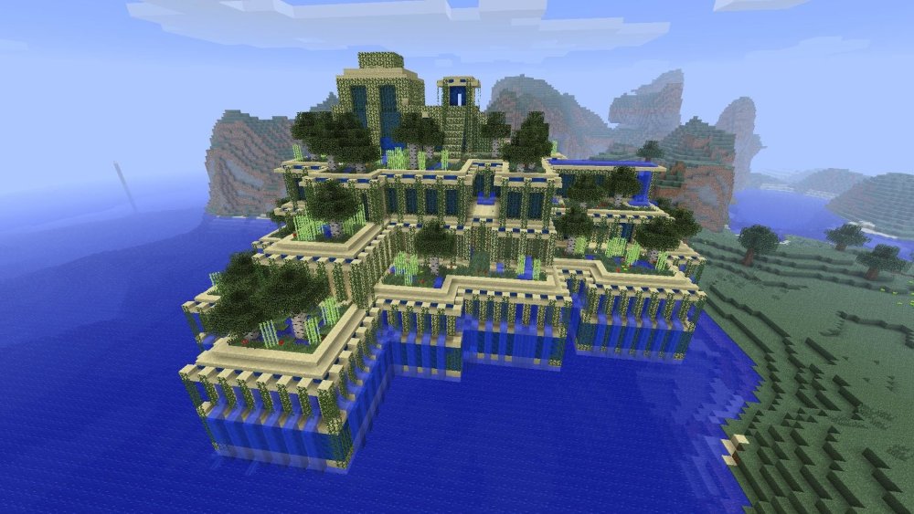 Сады Семирамиды в МАЙНКРАФТЕ