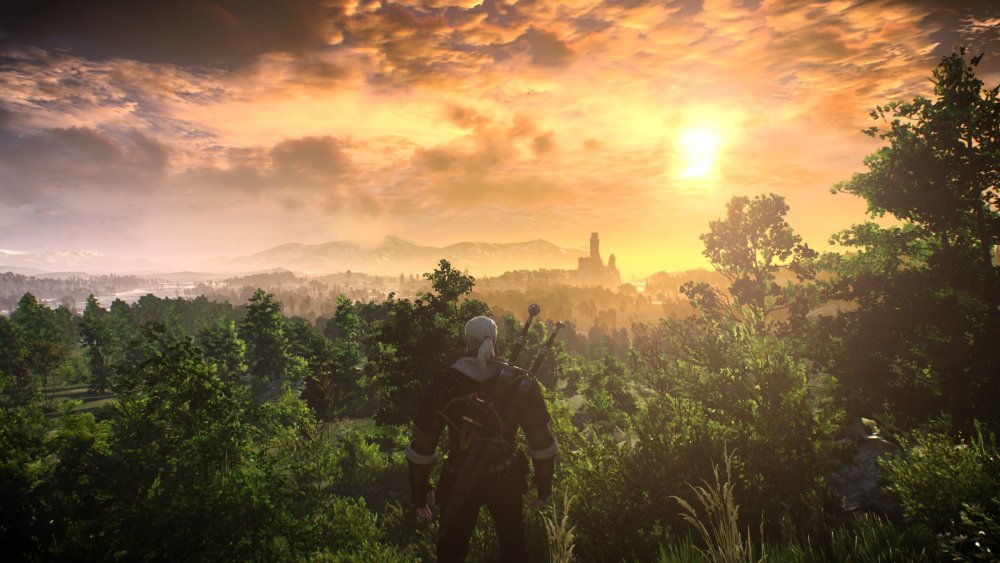 Ведьмак пейзажи Туссента рассвет