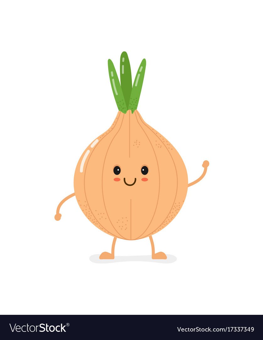 Лук улыбается