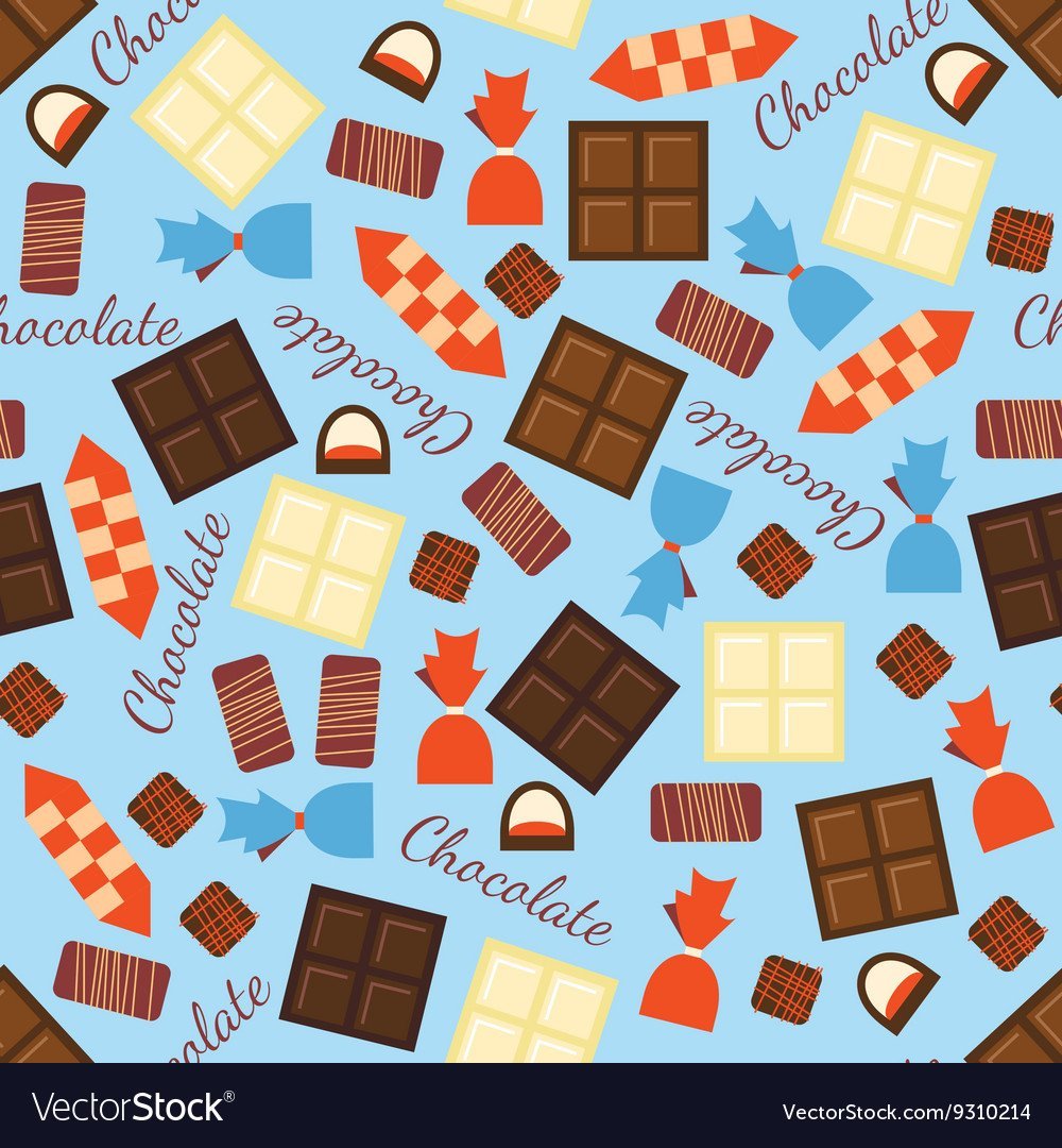 Плитка шоколада паттерн