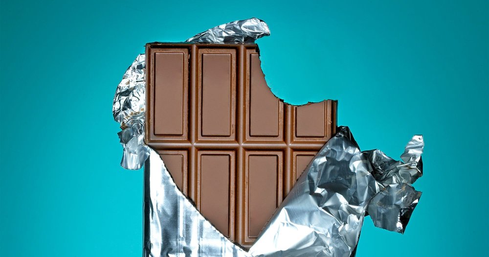 Плитка шоколада фон