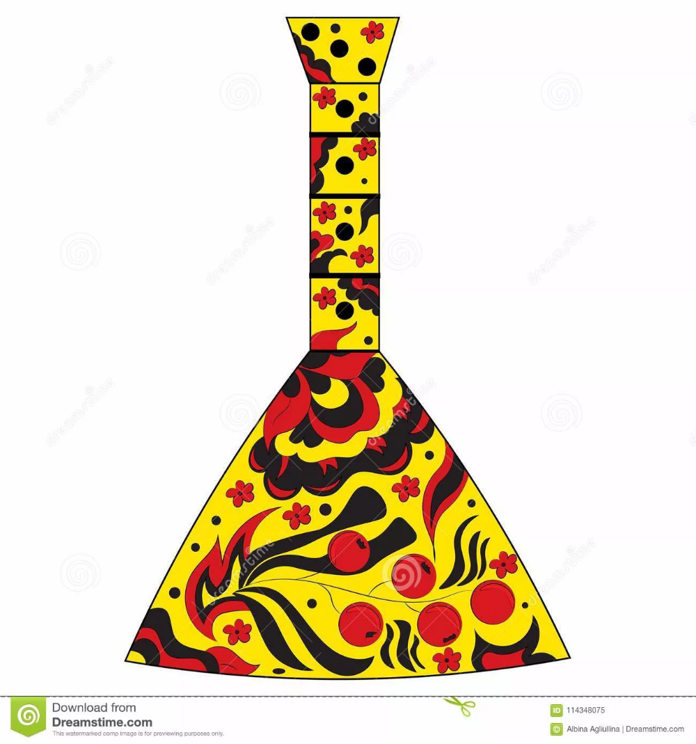 Балалайка Хохлома