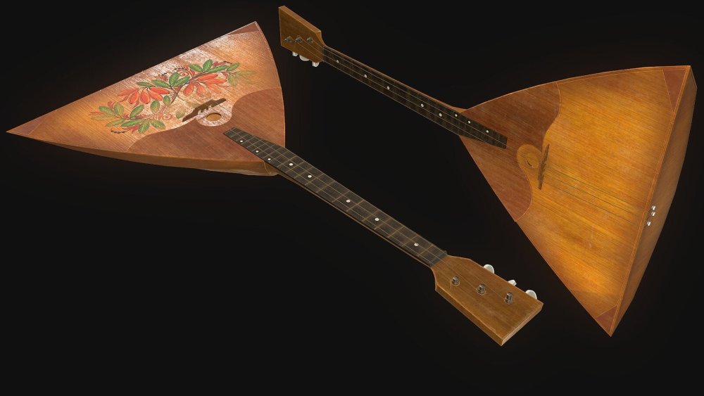 Народный инструмент балалайка