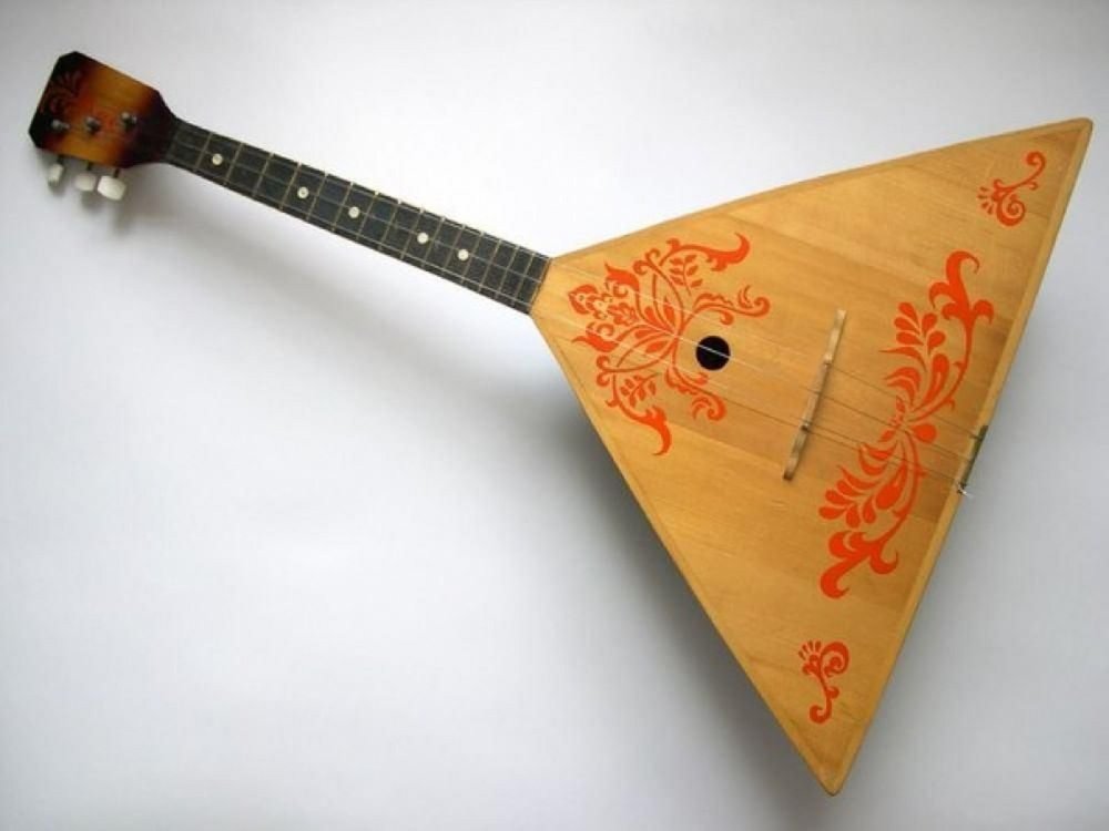 Русский народный инструмент балалайка