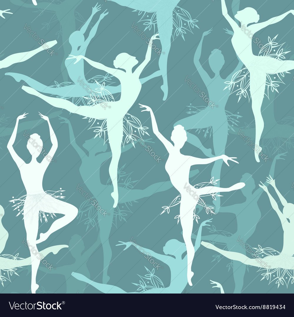 Бесшовный фон балет
