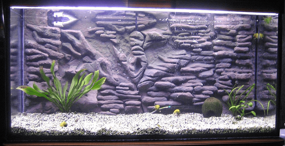 Объемный фон для аквариума