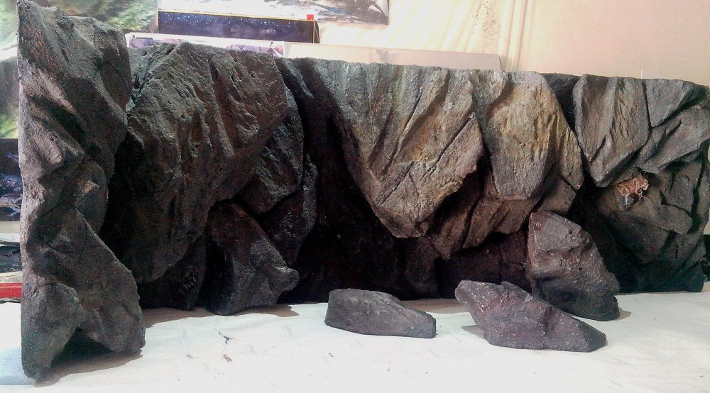 Наклейки на заднюю стенку аквариума