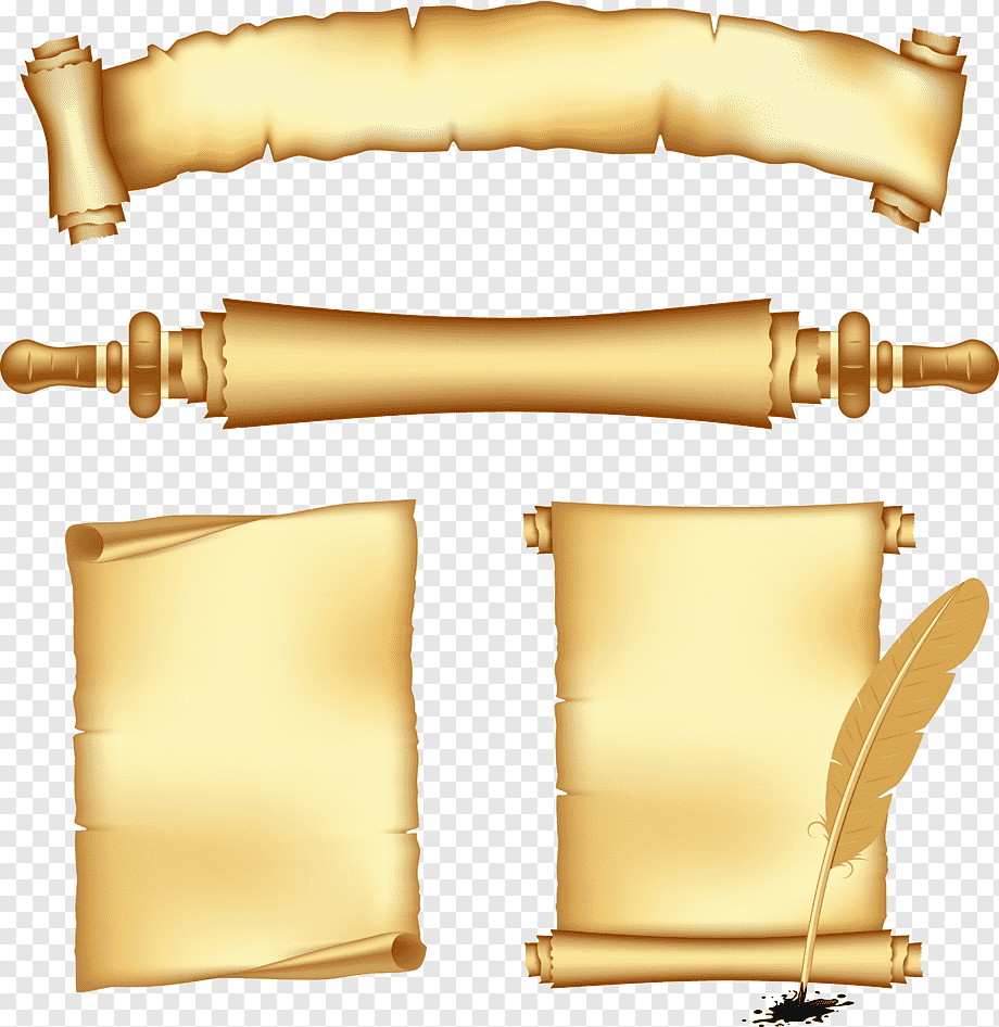 Свиток на прозрачном фоне