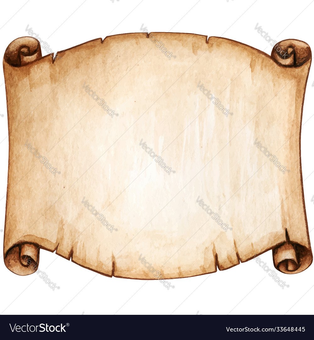 Свиток акварель