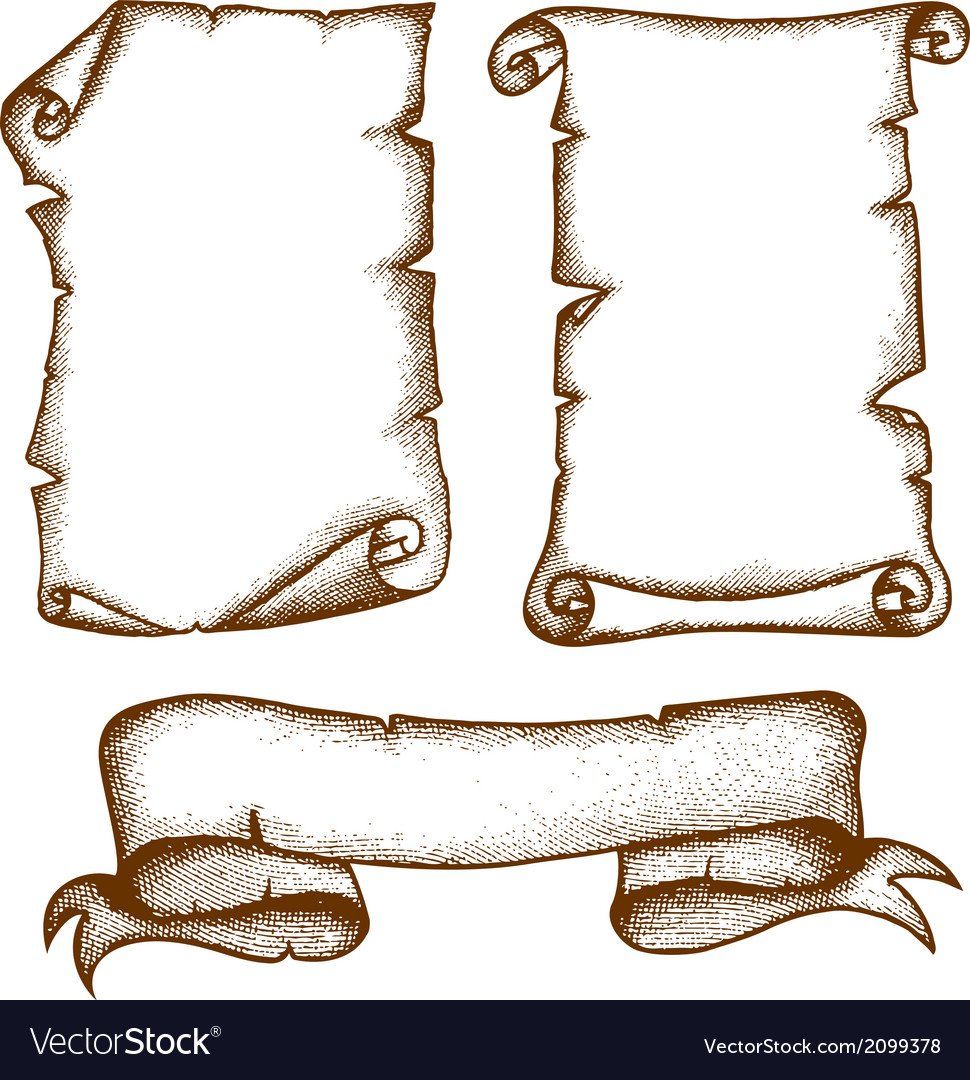 Нарисовать свиток