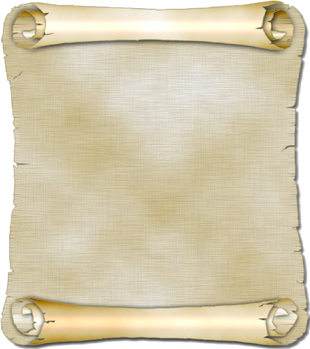Свиток на прозрачном фоне