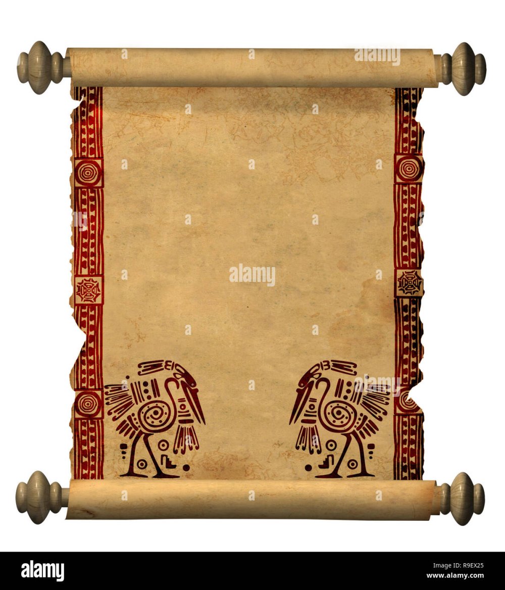 Свиток с орнаментом