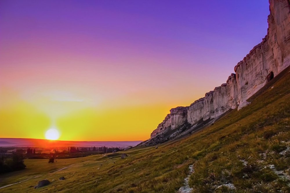 Гора белая скала Крым