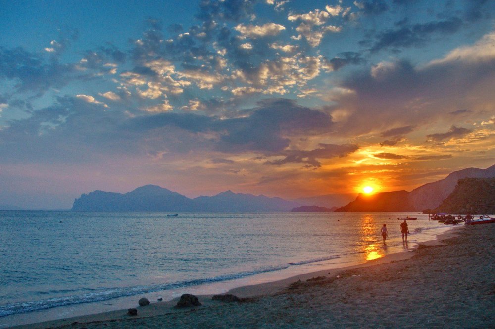 Закат Орджоникидзе Крым