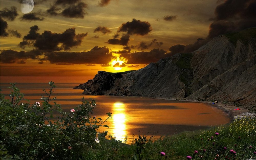 Азорские острова природа закат