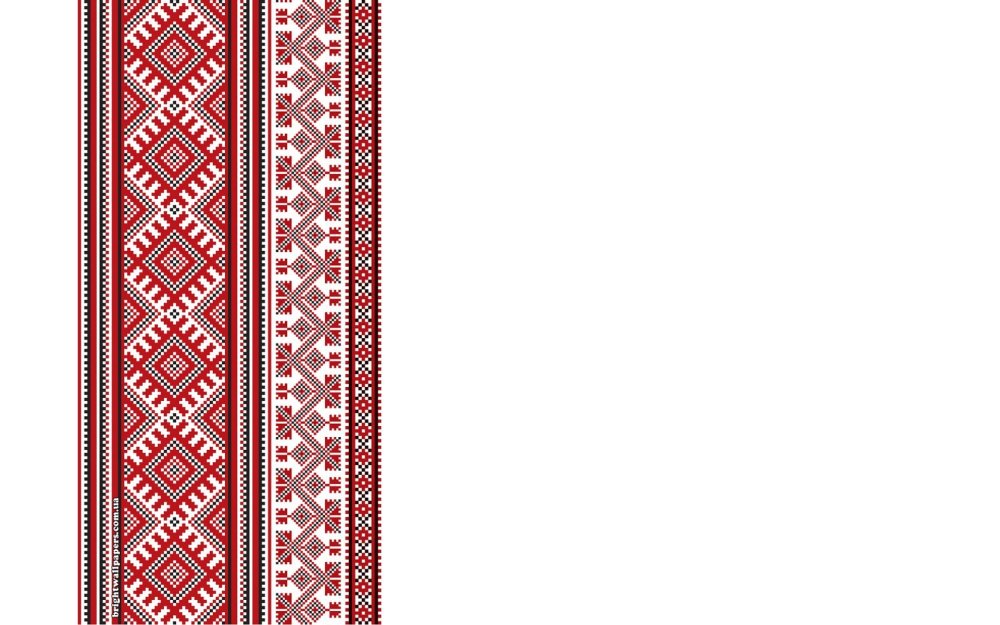 Славянский узор на темном фоне