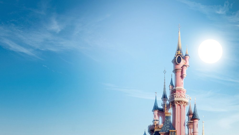 Флаг на замке Диснея