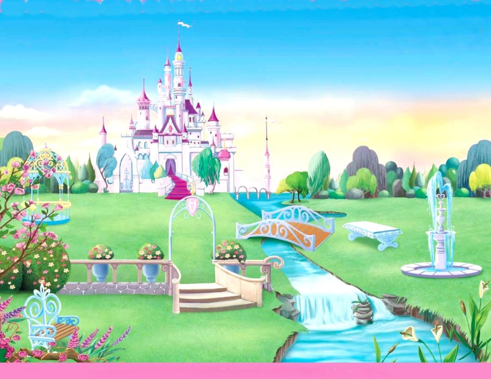Фотообои "Disney Princess Park"