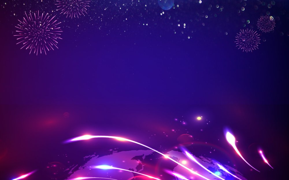 Фон фейерверк рамка для презентации