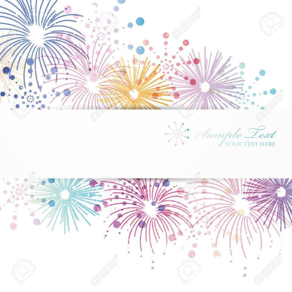 Подложка салют