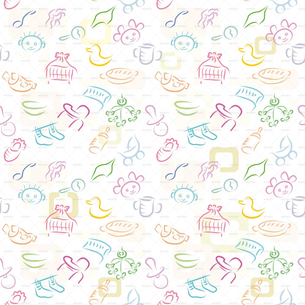 Детский фон паттерн