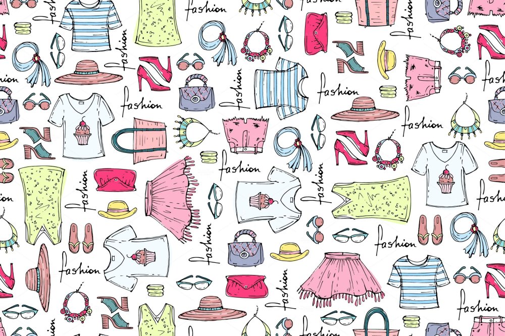 Красивый фон для одежды