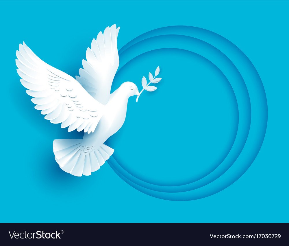 Голубь на голубом победа