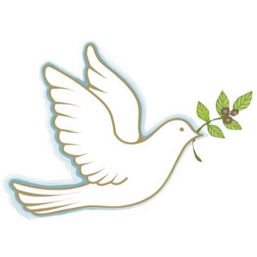 Символ мира голубь с веткой