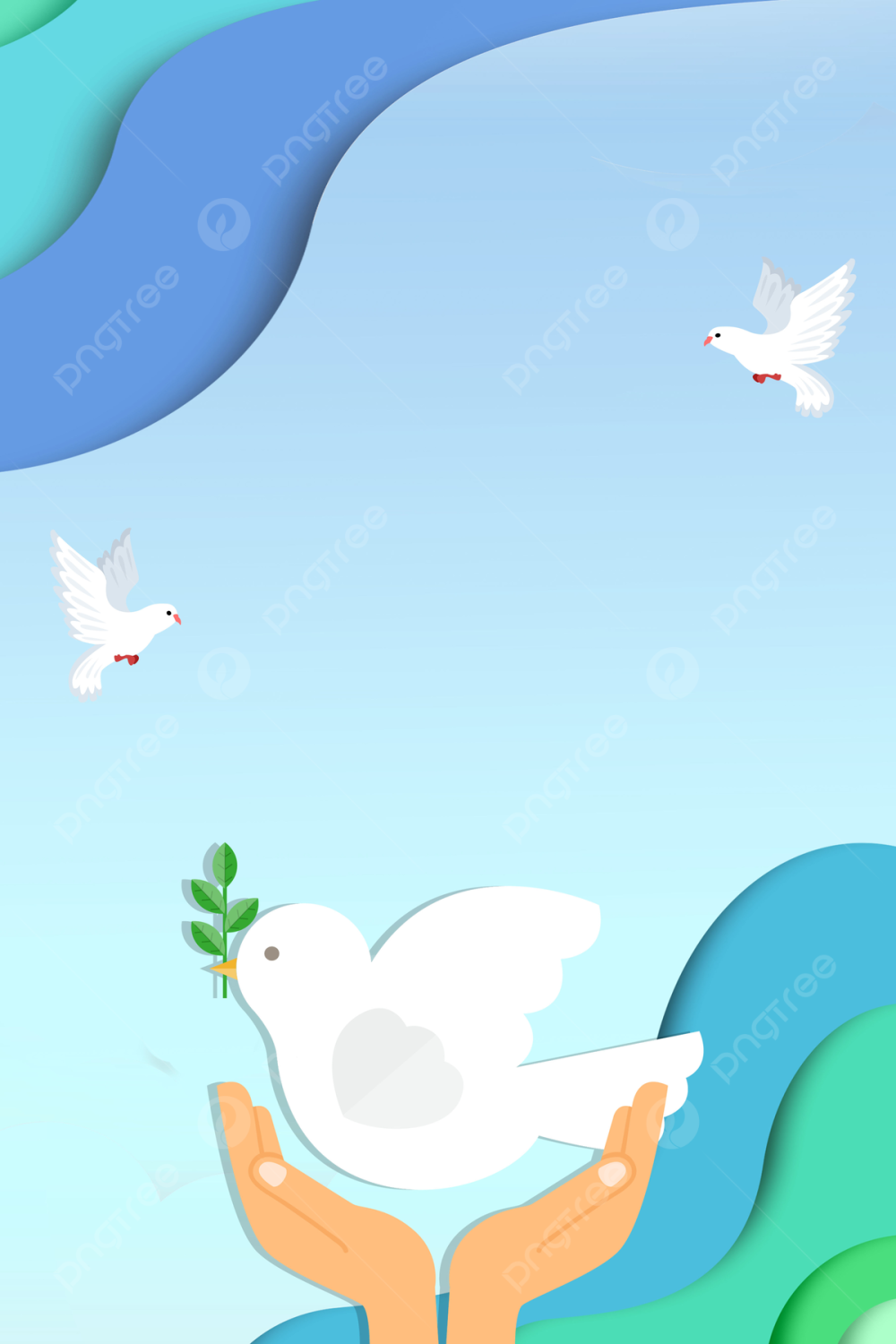 Рамка для грамоты с голубем мира