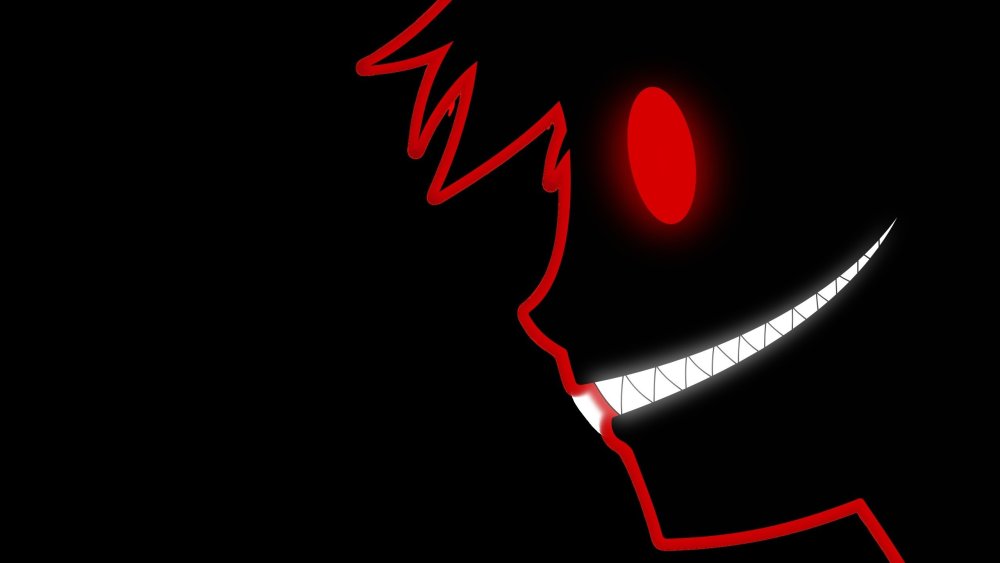 Коро сенсей ухмылка