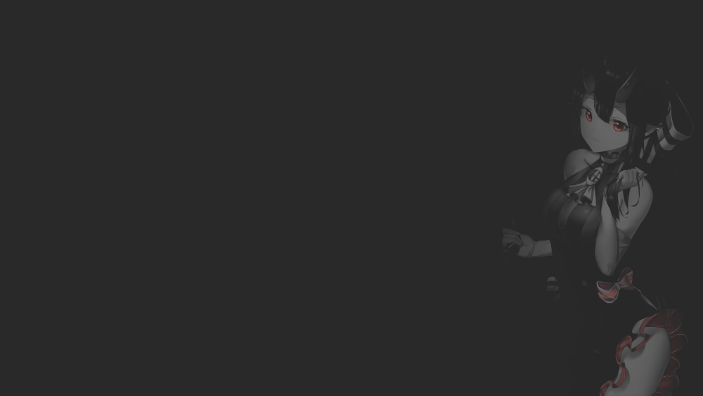 Демон на черном фоне