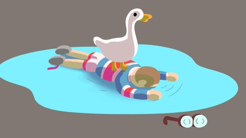 Обои с гусями