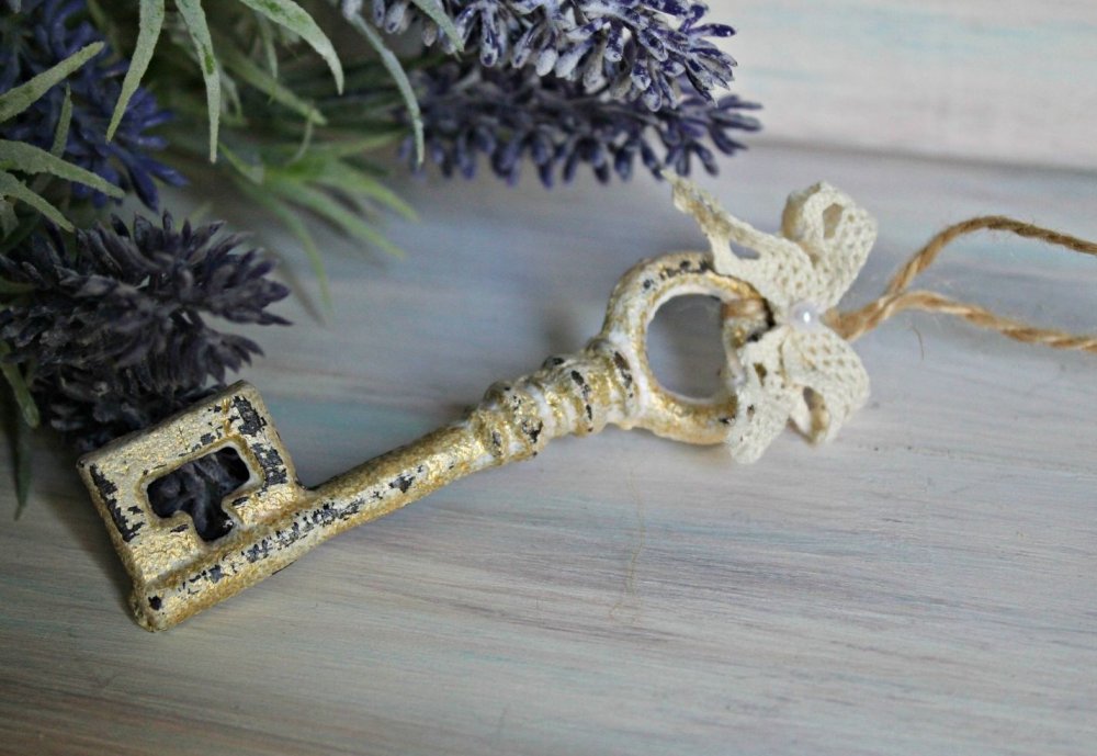 Новогодняя игрушка ключик