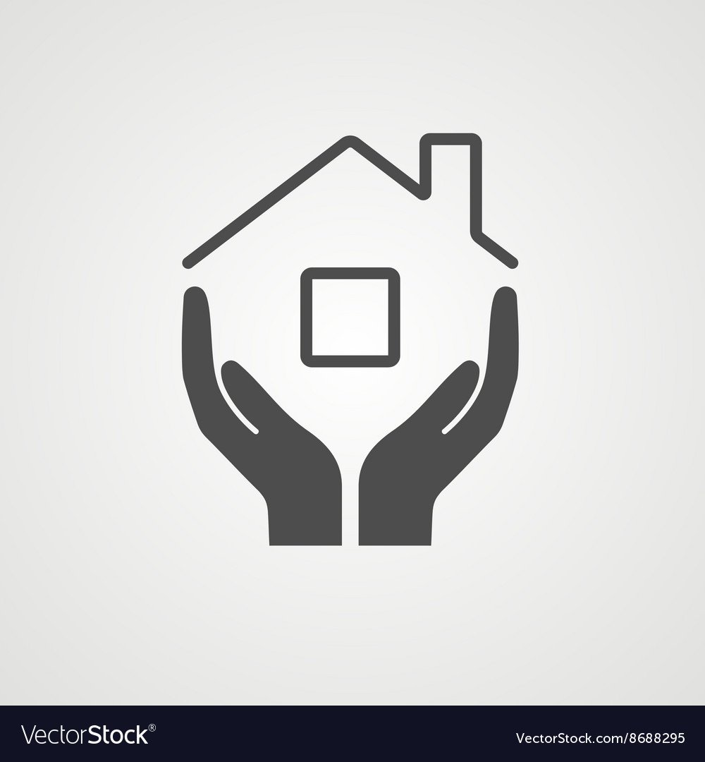 Логотип дом в руках