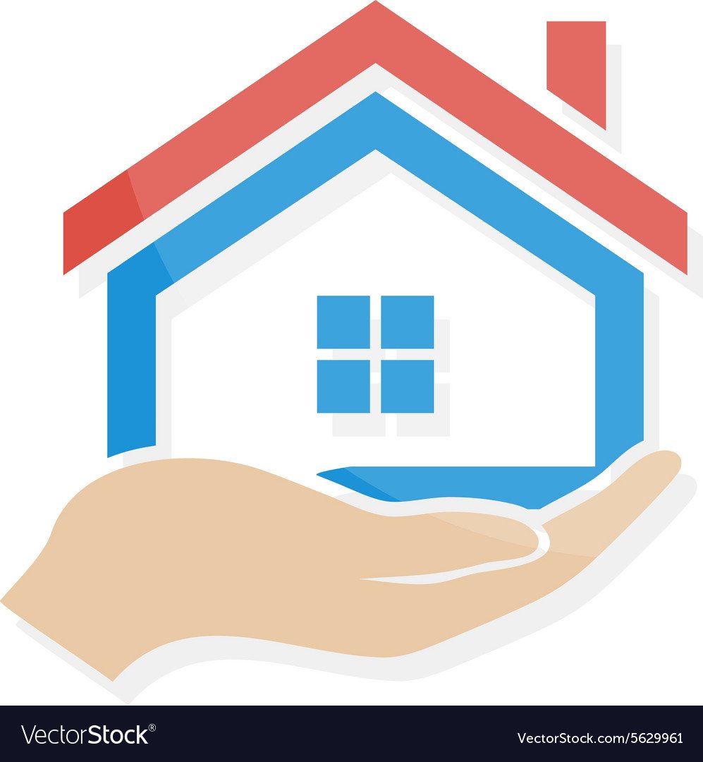 Дом на ладони логотип