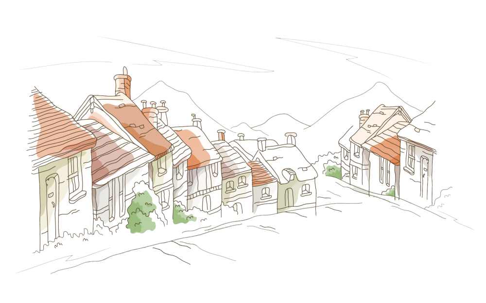 Город нарисовать небольшой