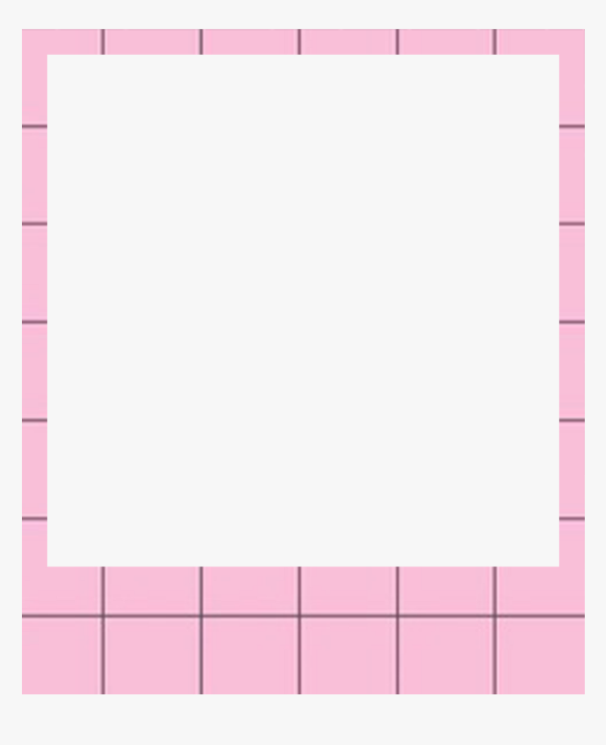 Розовая рамка полароид