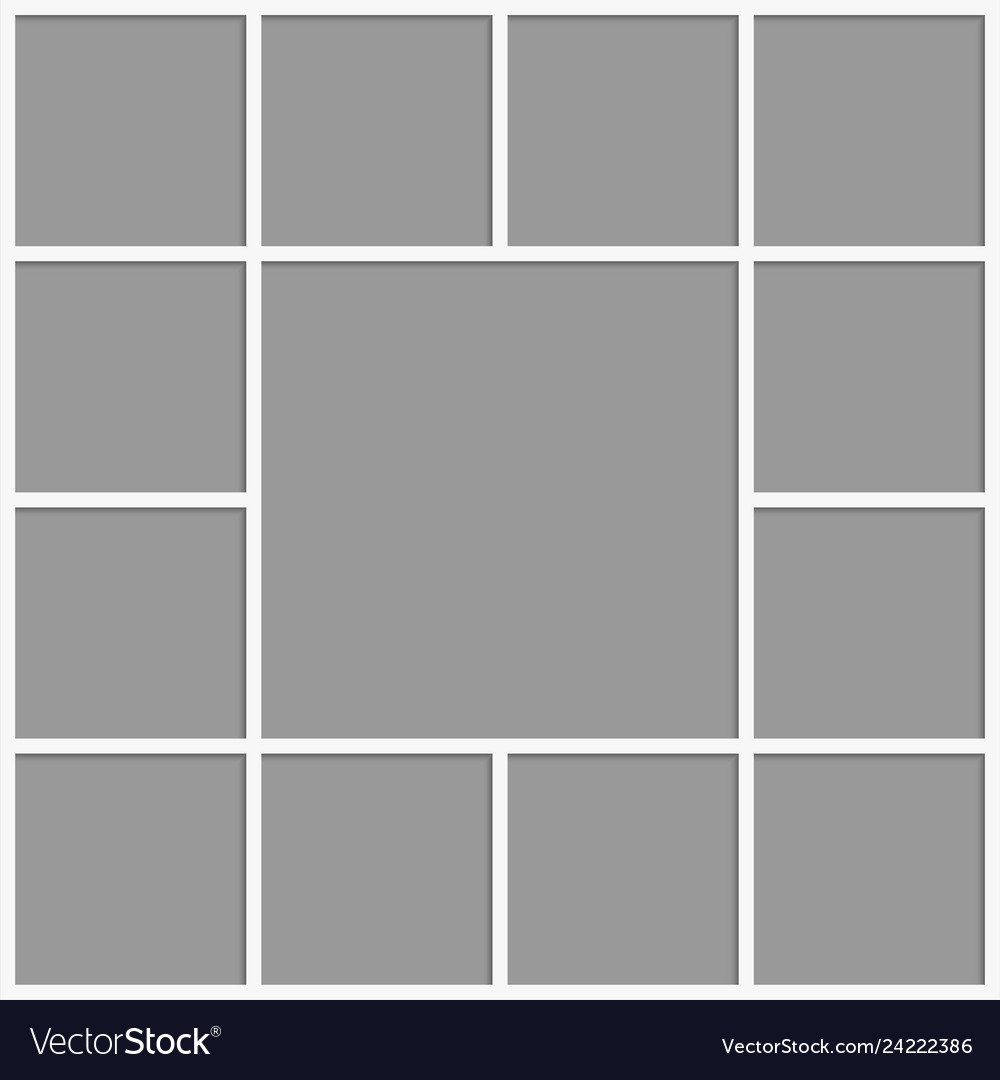 Коллаж трафарет