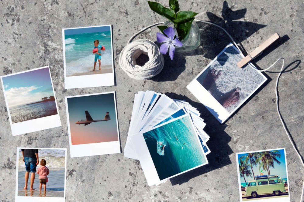 Снимки в стиле полароид